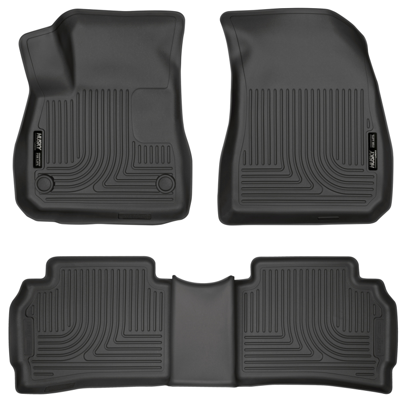 Husky Liners 2016 Chevy Malibu Weatherbeater Black Front & 2nd Seat Floor Liners (Footwell Coverage) thumbnail 3