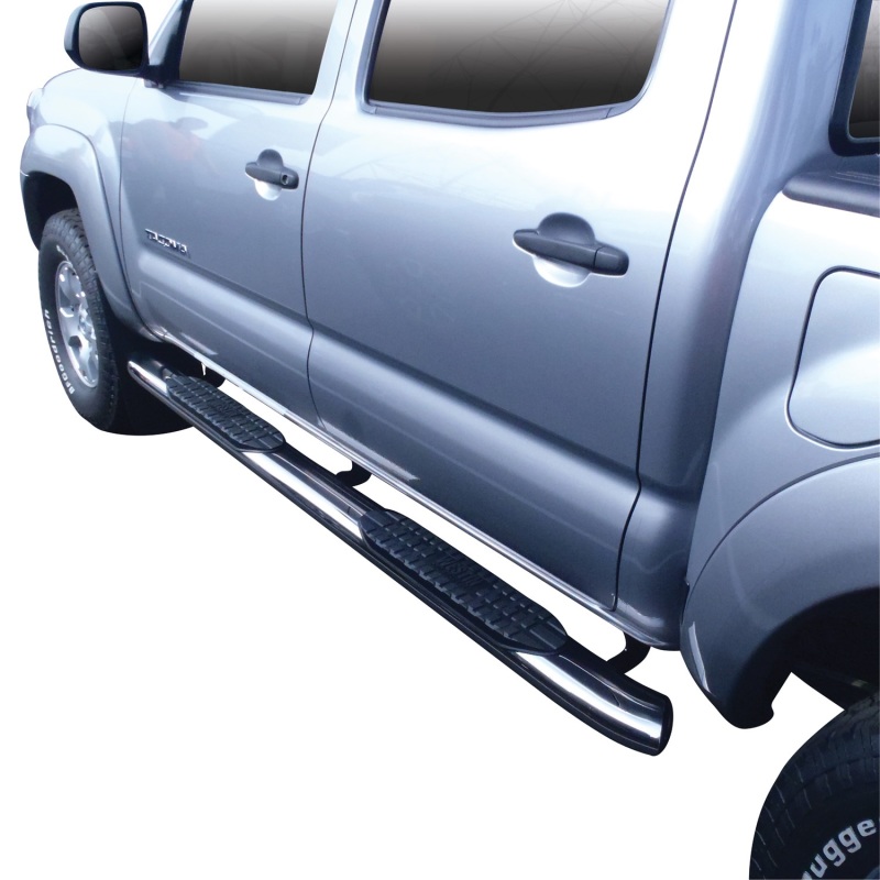 Westin 2005-2017 Toyota Tacoma Double Cab PRO TRAXX 5 Oval Nerf Step Bars - SS thumbnail 9