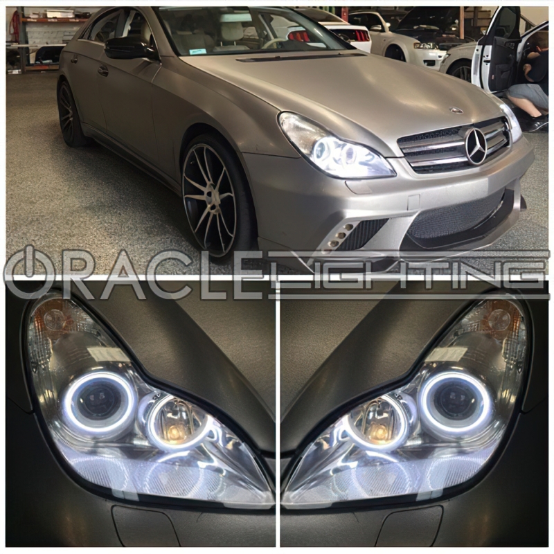 Oracle 04-10 Mercedes Benz CLS LED Headlight Halo Kit - Red