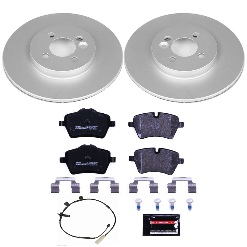 Power Stop 11-16 Mini Cooper Front & Rear Euro-Stop Brake Kit (1x psbESK6331, 1x psbESK6741) thumbnail 7