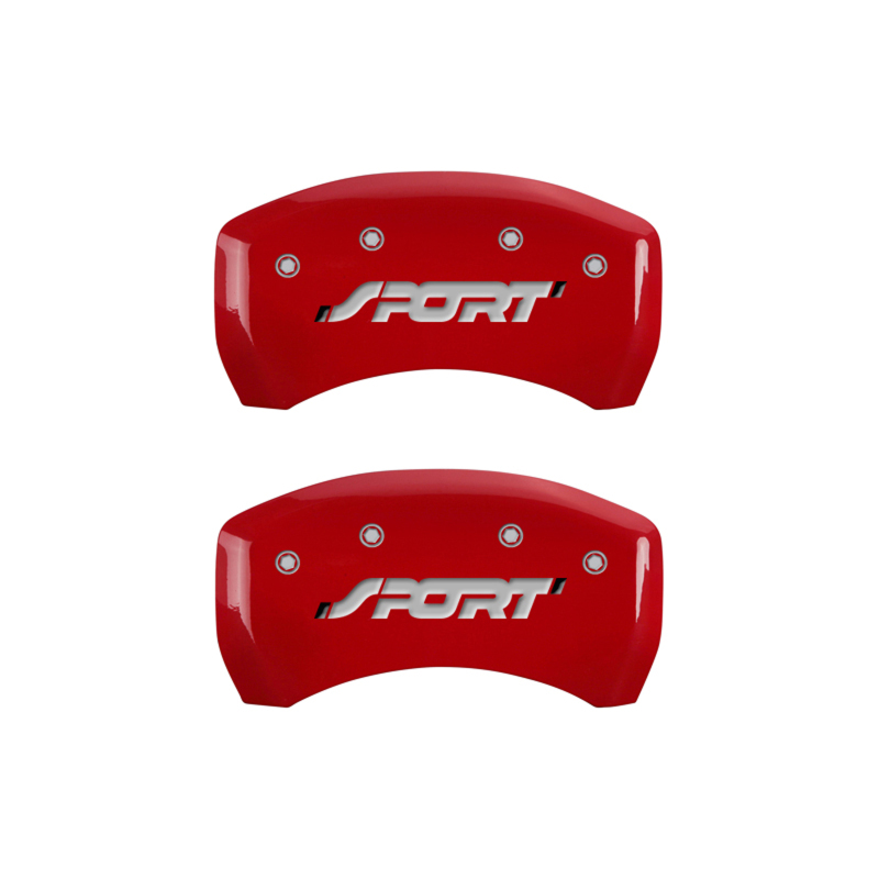 MGP 4 Caliper Covers Engraved Front & Rear SPORT Yellow finish black ch thumbnail 9