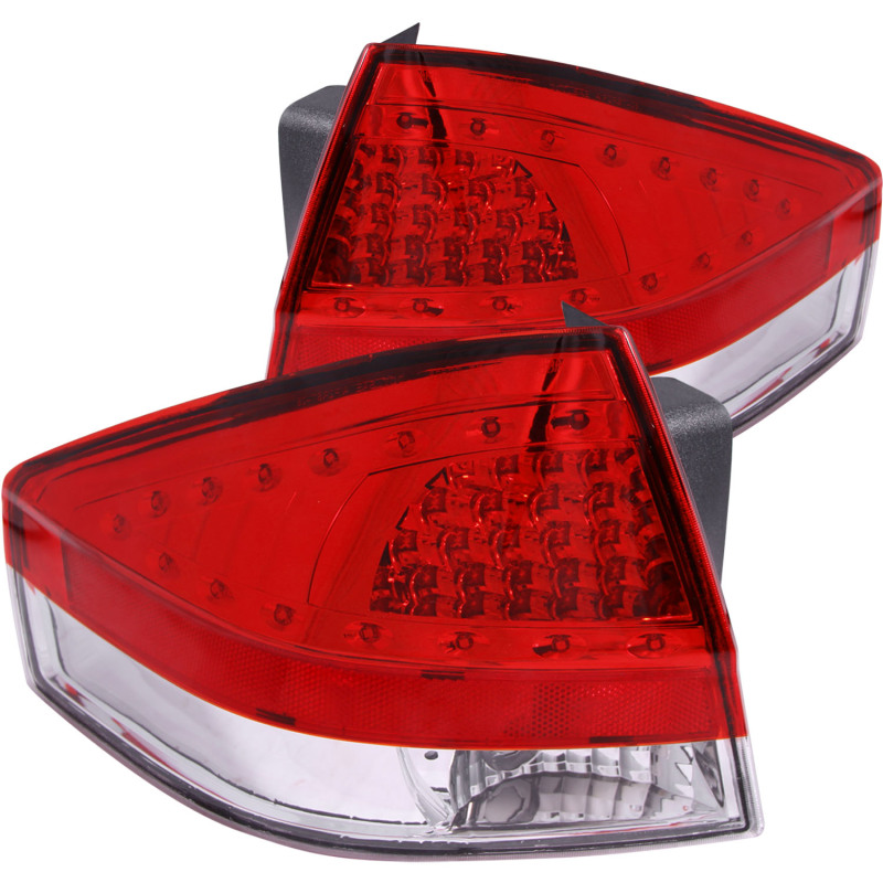 ANZO 2008-2011 Ford Focus LED Taillights Red/Clear thumbnail 4