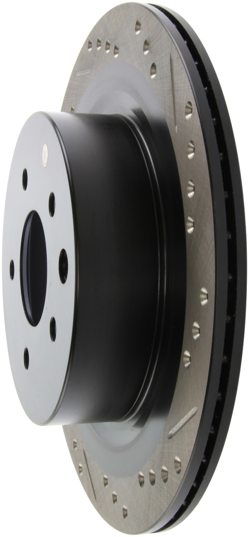 StopTech 06-07 350Z / 05-07 G35 / 06-07 G35X SportStop Slotted & Drilled Rear Left Rotor thumbnail 7