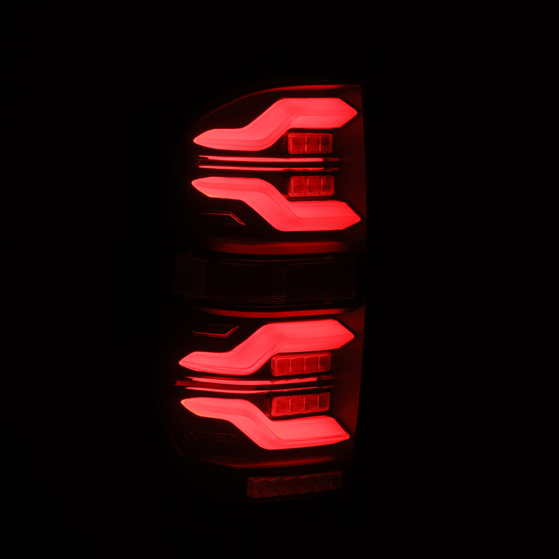AlphaRex 14-21 Toyota Tundra LUXX LED Taillights Alpha Blk w/Activ Light/Seq Signal thumbnail 6