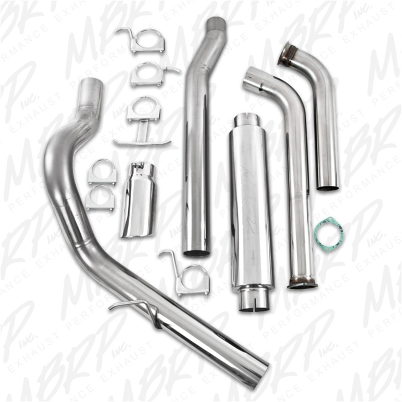 MBRP 2003-2007 Ford F-250/350 6.0L EC/CC Turbo Back Single Side (Stock Cat) thumbnail 7