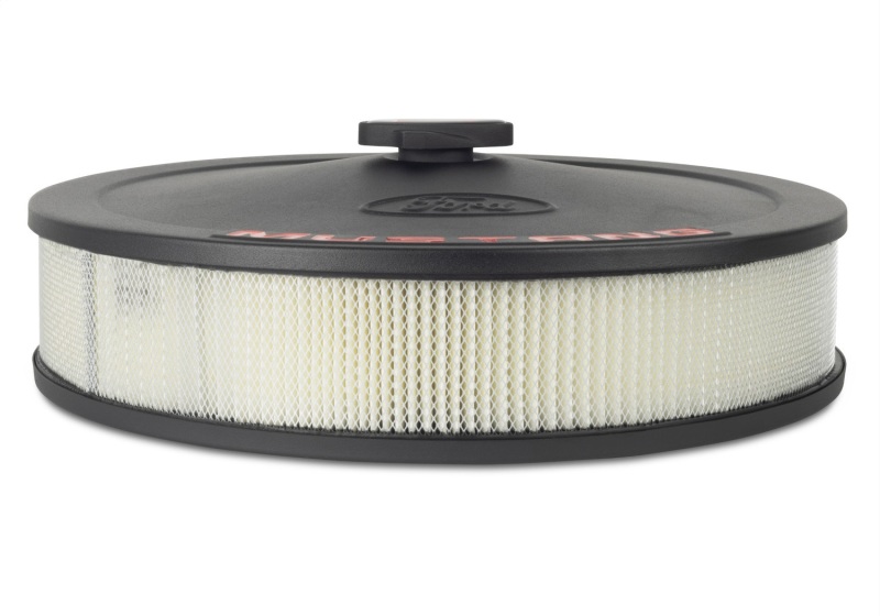 Ford Racing Air Cleaner Kit - Black Crinkle Finish w/ Red Mustang Emblem thumbnail 8