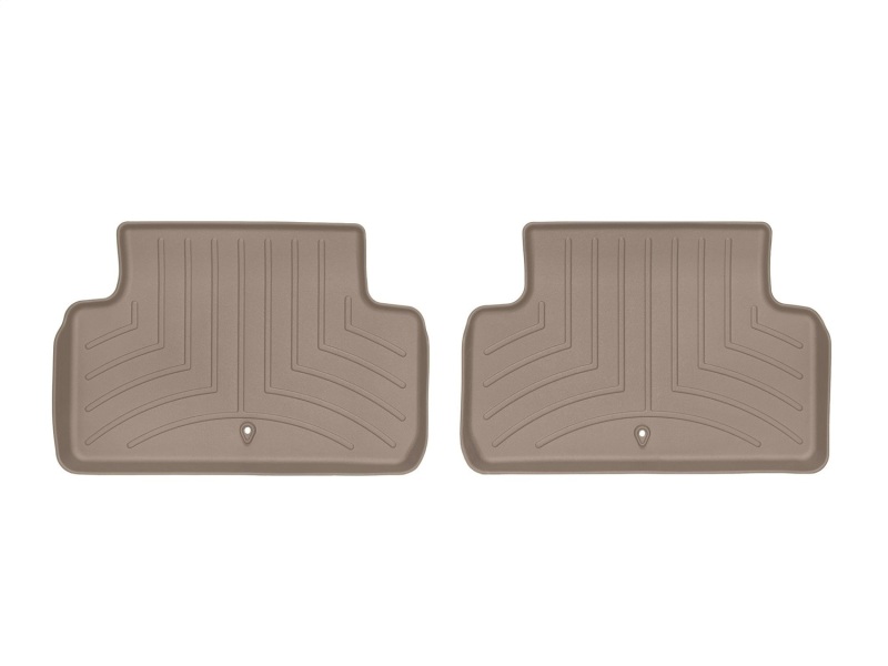 WeatherTech 2019+ Genesis G70 Rear FloorLiner - Tan (2-Piece Liner)