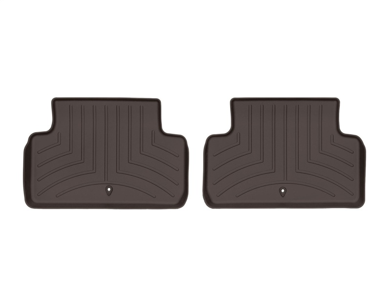 WeatherTech 2019+ Genesis G70 Rear FloorLiner - Cocoa (2-Piece Liner)