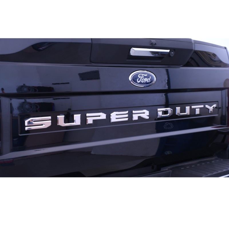 Putco 17-19 Ford SUPERDUTY Letters (Stamped/Stainless Steel) Tailgate/Rear thumbnail 2