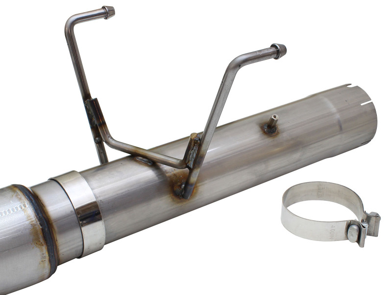 aFe MACH Force XP Exhaust Large Bore 5in DPF-Back SS 13-15 Dodge Trucks L6-6.7L (td) *Black Tip thumbnail 4