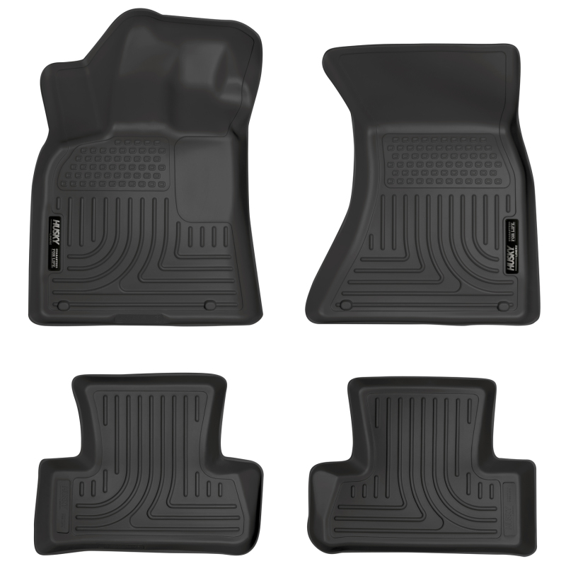 Husky Liners 09-14 Audi Q5 Weatherbeater Black Front & 2nd Seat Floor Liners thumbnail 2