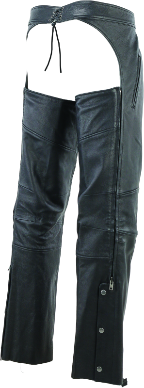 Kuryakyn Leather By River Road Longhaul Leather Chaps Black - Large thumbnail 6