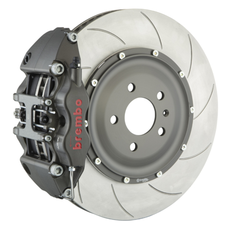 Brembo 09-15 CTS-V PISTA Front Race BBK 4 Piston Billet 2pc380x34x6 5a 2pc Rotor T5-Clear HA