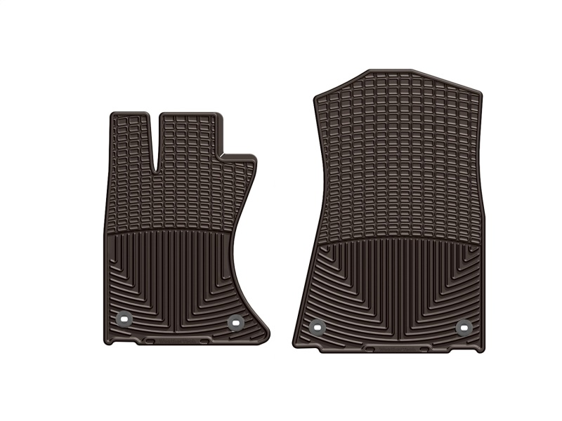 WT Rubber Mats - Front - Cocoa