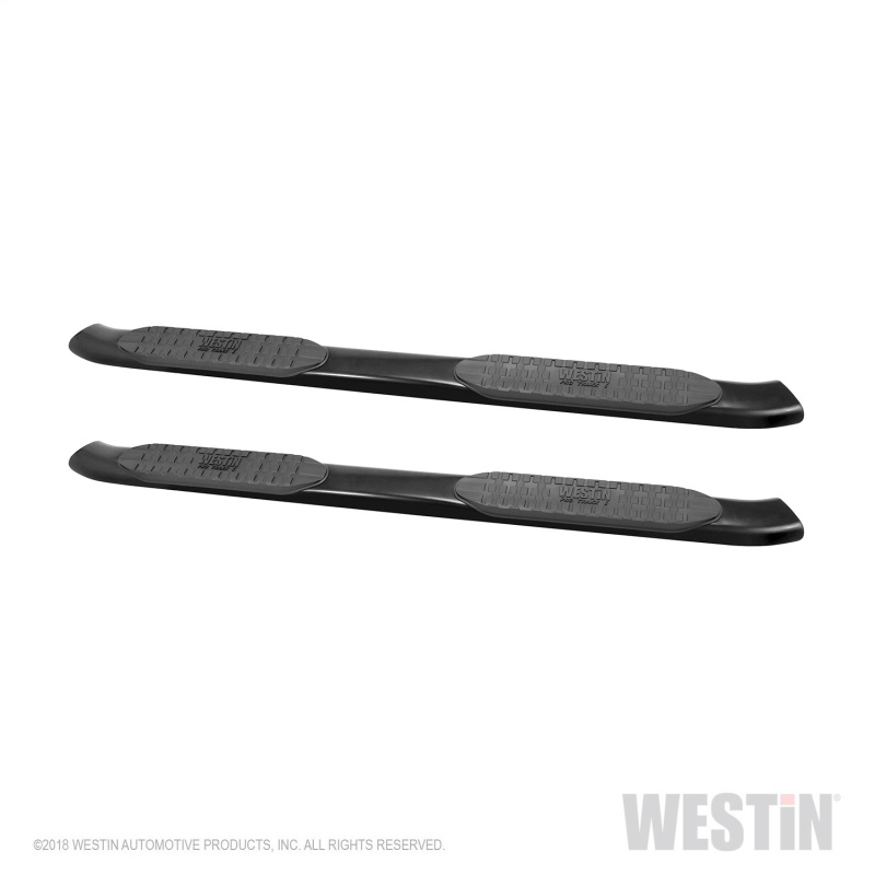 Westin 2015-2018 Ford F-150 SuperCrew PRO TRAXX 5 Oval Nerf Step Bars - Black thumbnail 3