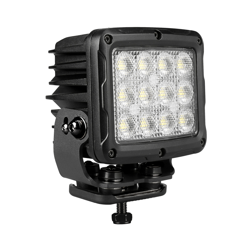 Go Rhino Xplor Bright Series Rectangle Single LED Spot Light Kit (Surface Mount) 5in. - Blk (Pair) thumbnail 3