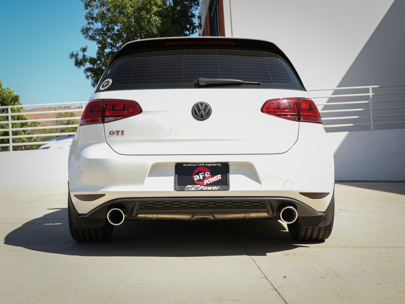 aFe MACH Force-Xp 3in to 2-1/2in Stainless Steel Axle-Back Exhaust - 15-17 Volkswagen GTI thumbnail 9
