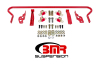 BMR 11-14 S197 Mustang Rear Hollow 25mm Adj. Sway Bar Kit w/ Bushings - Red thumbnail 3