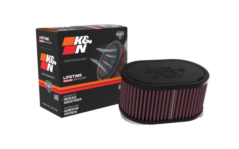 K&N 2-1/8in DUAL FLG 6-1/4 X 4inOD 3inH Universal Clamp-On Air Filter thumbnail 5
