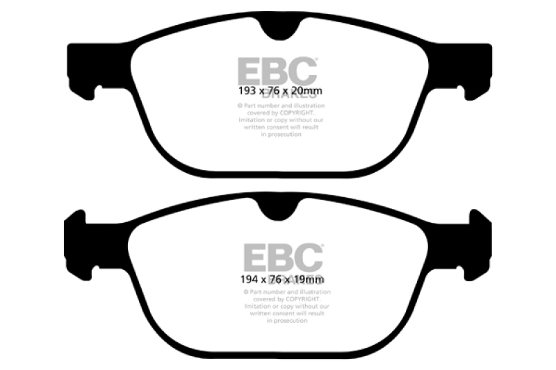 EBC Greenstuff Brake Pad Sets