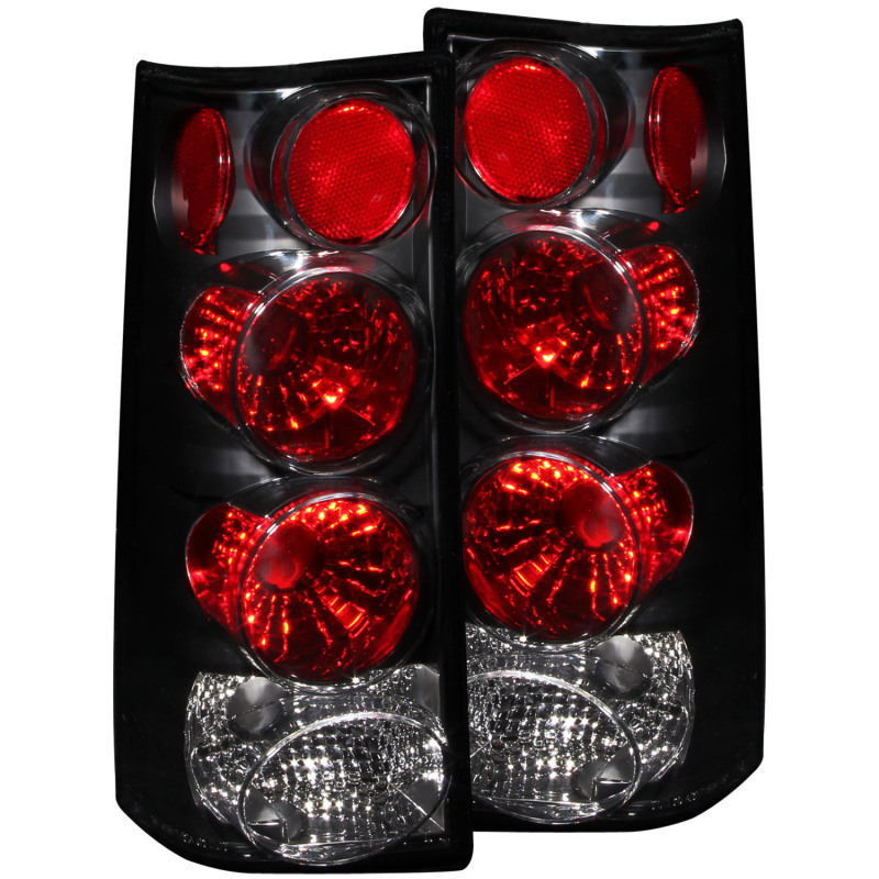 ANZO 1996-2002 GMC Savana Taillights Black thumbnail 5
