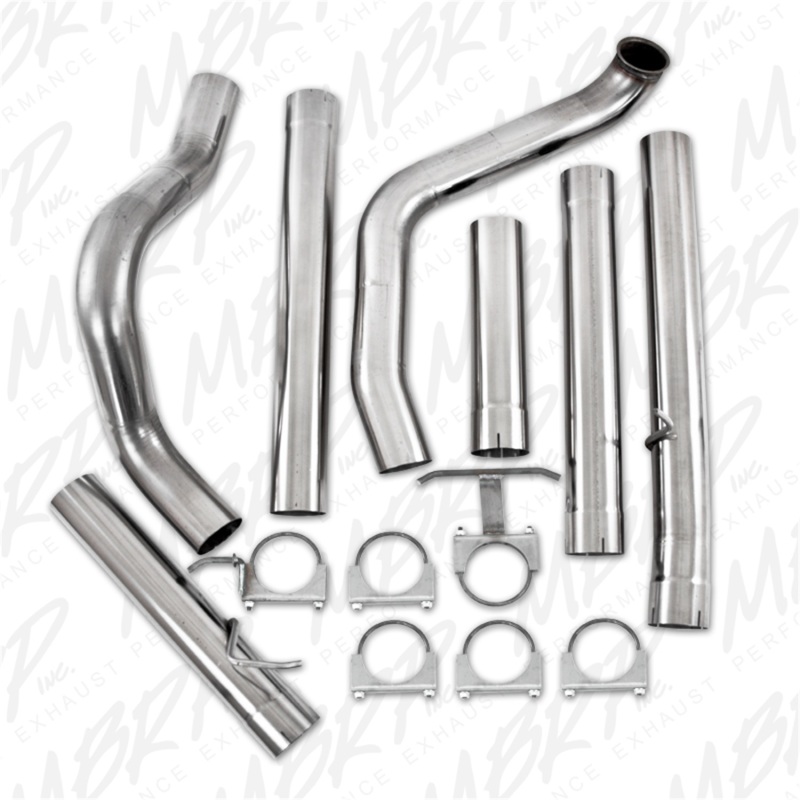 MBRP 1999-2003 Ford F-250/350 7.3L 4in Turbo Back Single No Muffler T409 SLM Series Exhaust System thumbnail 4