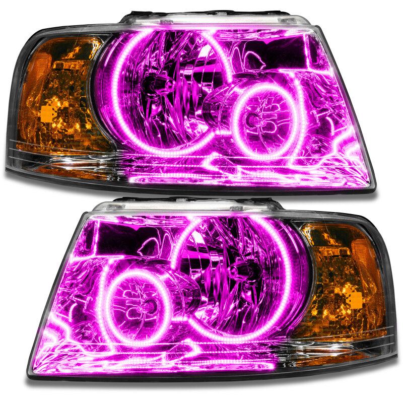 Oracle 03-06 Ford Expedition SMD HL - Chrome - ColorSHIFT w/ 2.0 Controller thumbnail 9
