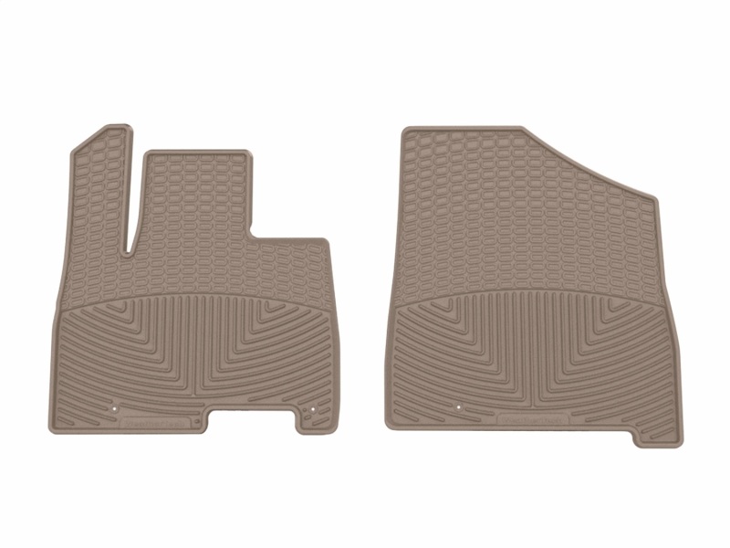 WT Rubber Mats - Front - Tan