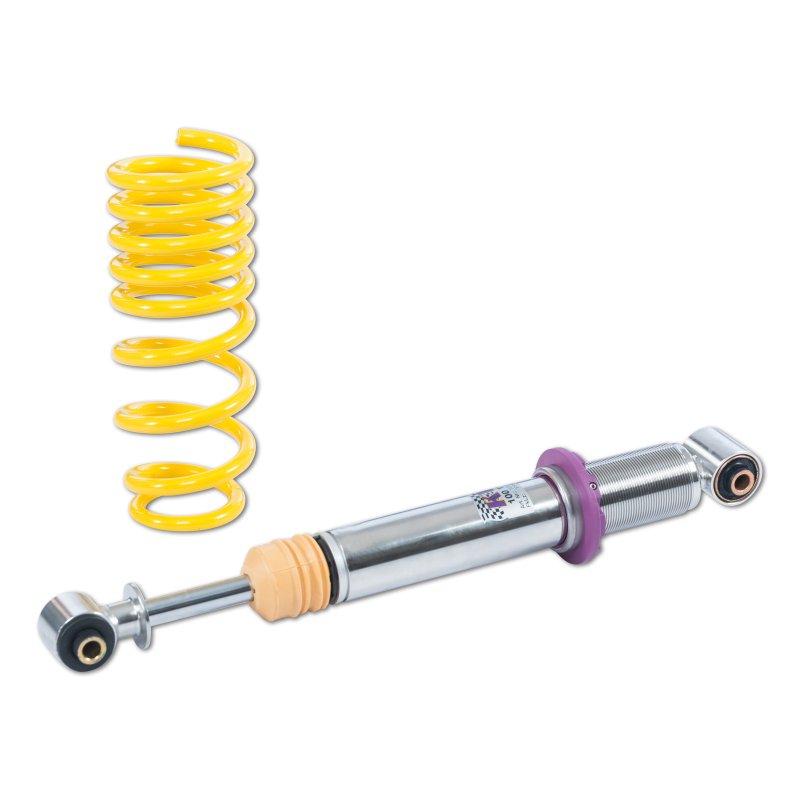 KW Variant 1 Coilover Kits for 1996-2001 A4, A4 QUATTRO, 2000-2001 S4 - 10210032 Springs/Struts, 1, Natural, Purple, Yellow, Front and Rear, Audi, A4/S4, Kit thumbnail 8