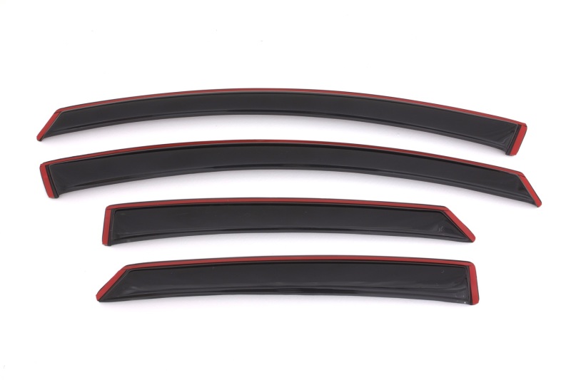 AVS 13-18 Ford Fusion Ventvisor In-Channel Front & Rear Window Deflectors 4pc - Smoke thumbnail 4