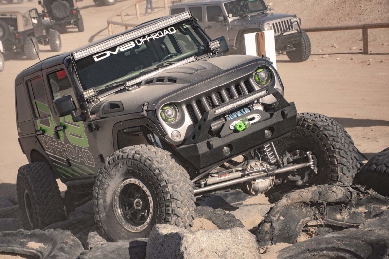 07-18 Jeep Wrangler JK Metal Heat Dispersion Hood - Primer Black - Image 24