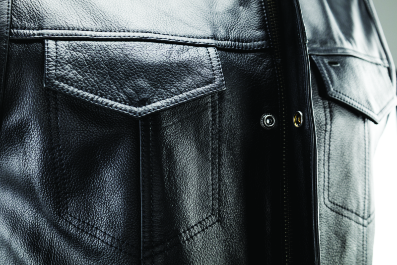 Kuryakyn Leather By River Road Vandal Club Vest Black - Small thumbnail 2