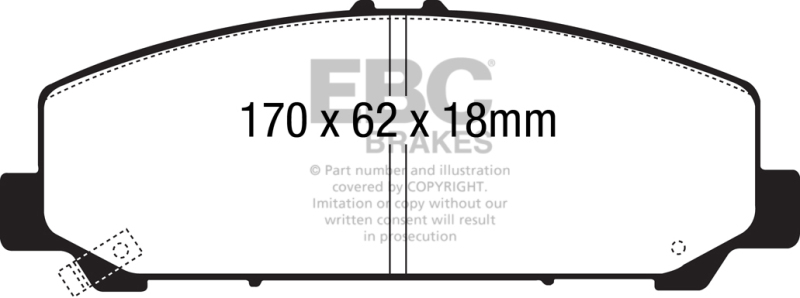 EBC Brakes Brake Rotor and Pad Combos S15KF1288 Disc Kit ED91808+USR7572 thumbnail 7