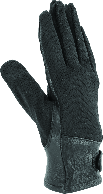 Kuryakyn Leather By River Road Pecos Leather Mesh Gloves Black Womens - Small thumbnail 6