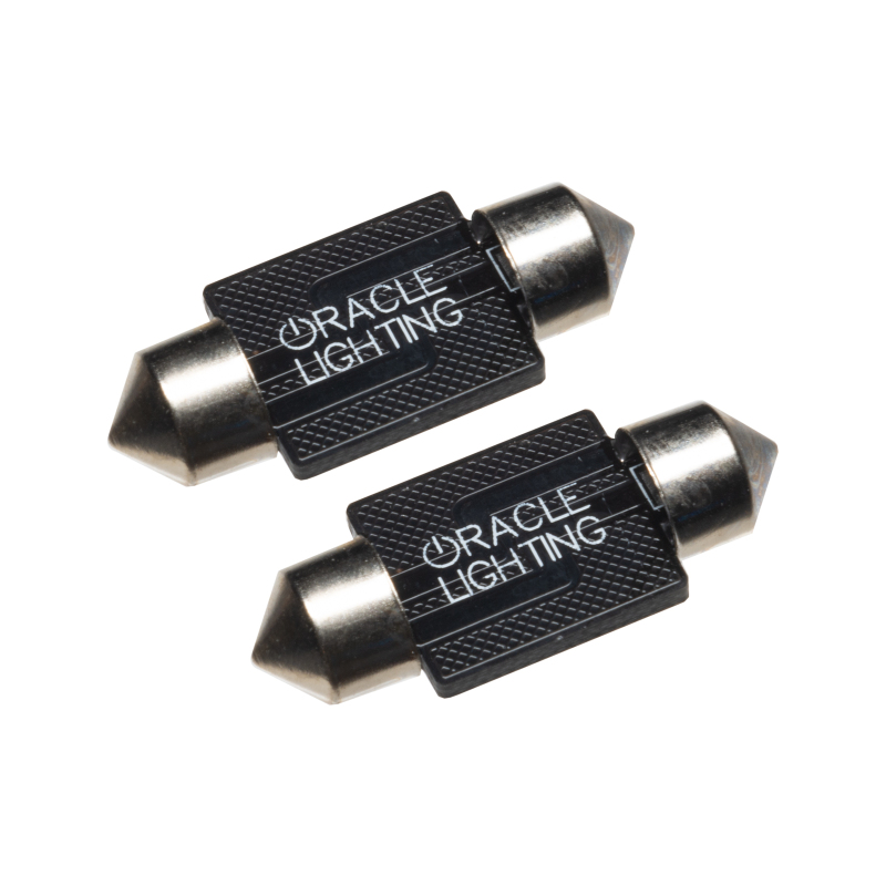 Oracle 33MM 4 LED 3-Chip Festoon Bulbs (Pair) - Blue