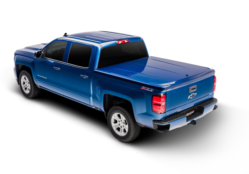 UnderCover 16-18 Chevy Silverado 1500 & 16-19 2500/3500HD 5.8ft Bed Lux Bed Cover - Pull Me Over Red thumbnail 4