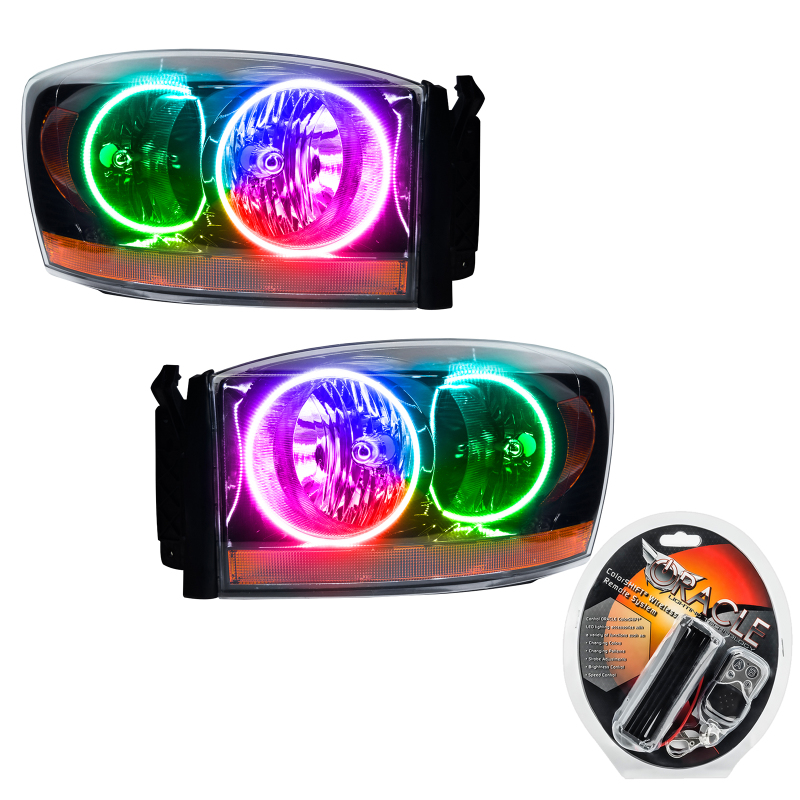Oracle 06 Dodge Ram SMD HL - Black - ColorSHIFT thumbnail 2