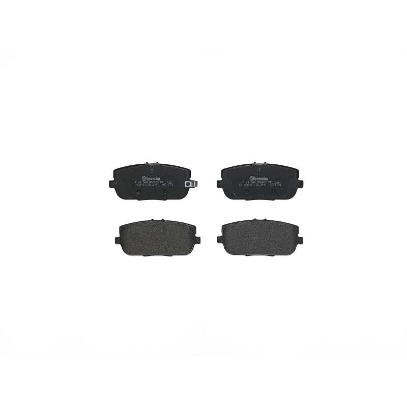 Brembo OE 17-20 Fiat 124 Spider/06-23 Mazda MX-5 Miata PRIME Low-Met Brake Pad - Rear thumbnail 3