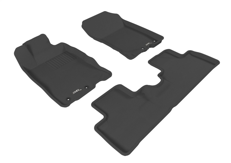 3D MAXpider 10-14 Honda Insight Kagu Black Full Set thumbnail 2