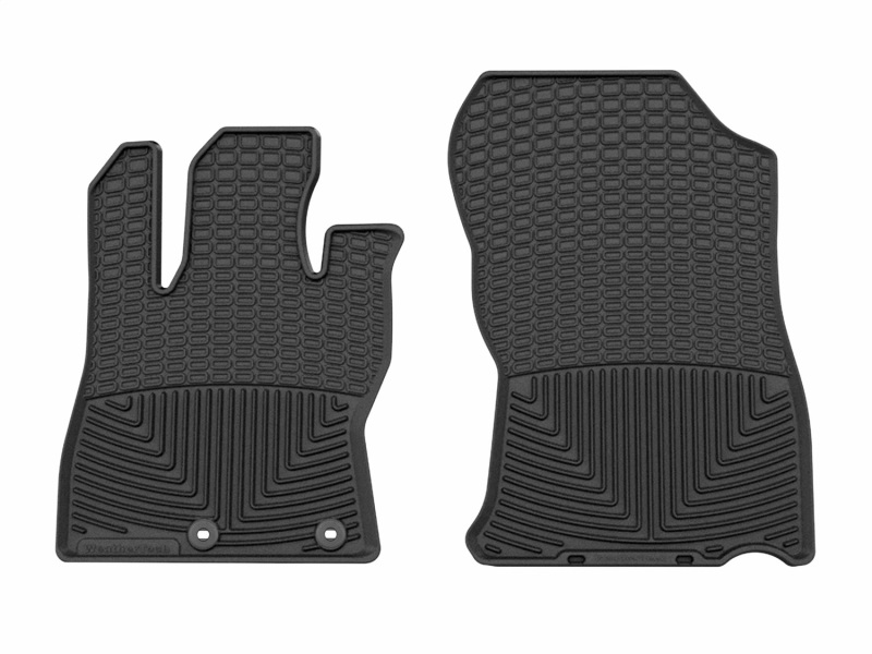 WT Rubber Mats - Front - Blk