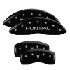 MGP 4 Caliper Covers Engraved Front Pontiac Rear Arrow Black Finish Sil Char 2004 Pontiac Bonneville thumbnail 8