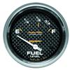 AutoMeter Gauge Fuel Level 2-5/8in. 73 Ohm(e) to 10 Ohm(f) Elec Carbon Fiber thumbnail 6