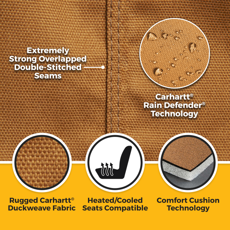 Covercraft 24-26 Toyota Grand Highlander Carhartt PrecisionFit Custom Second Row Seat Covers thumbnail 5