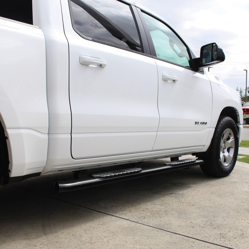 Westin 19-26 Ram 1500 Quad Cab (Excludes Ram 1500 Classic) PRO TRAXX 4 Oval Nerf Step Bars - Black thumbnail 9
