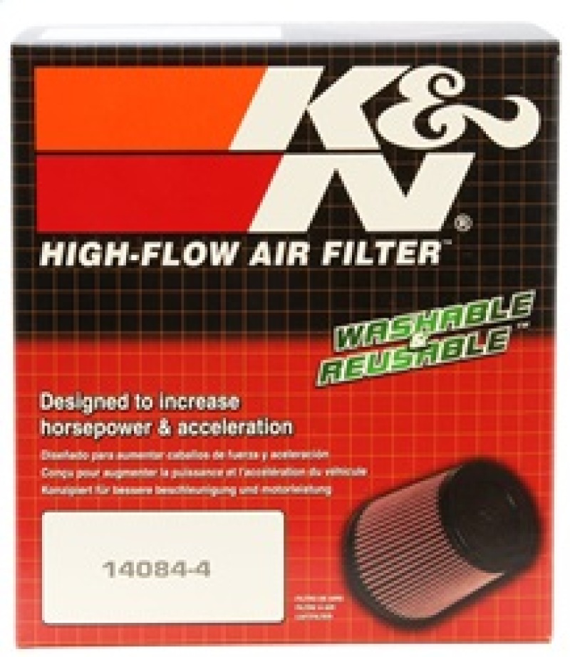 K&N Universal Tapered Filter 2.75in Flange ID x 5.0625in Base OD x 3.5in Top OD x 4in Height thumbnail 6