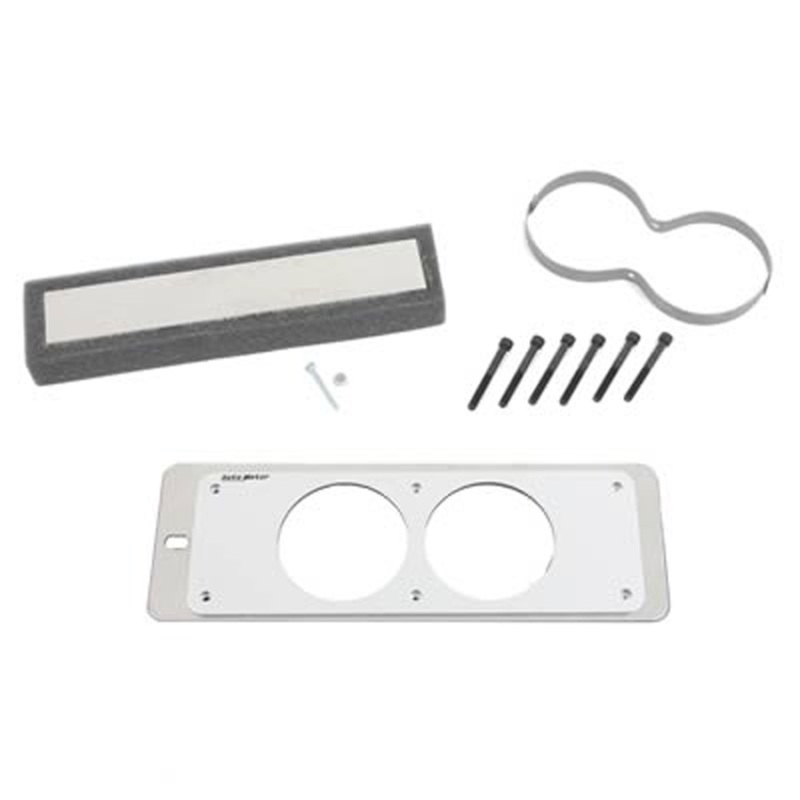 Autometer Mounting Solutions Gauge Mount Gauge Cage Dual 2-5/8in Silver 87-93 Ford Mustang thumbnail 4