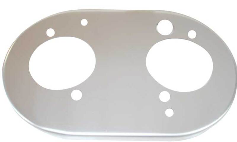 K&N Bolt-On Oval Unit 2in Flg 2in H