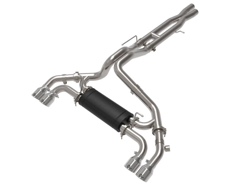 aFe Vulcan Series 2.5in 304SS Cat-Back Exhaust 2021+ Jeep Wrangler 392 6.4L w/ Polished Tips thumbnail 2