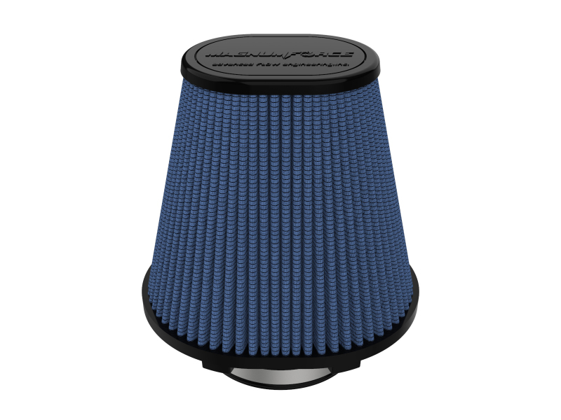 aFe MagnumFORCE Intake Replace Air Filter w/Pro5R Med 4in F x 7.75x6.5in B x 4.75x3.5in T x 7in H thumbnail 2