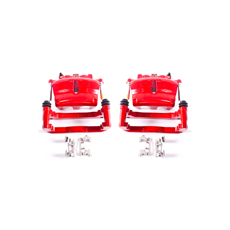 Power Stop 07-10 Saturn Outlook Front Z23 Coated Kit w/Calipers (1x psbS5004, 1x psbZ23-1169A, 2x psbAR8696EVC) thumbnail 2